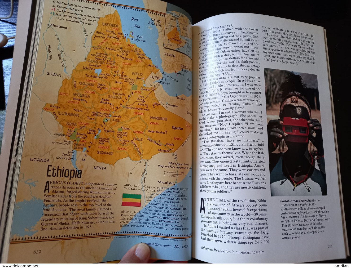 BROOKLY BRIDGE, ETHIOPIA, HENRY VIII's LOST WARSHIP, ROADRUNNER - NATIONAL GEOGRAPHIC Magazine May 1983 VOL 163 No 5 - Other & Unclassified