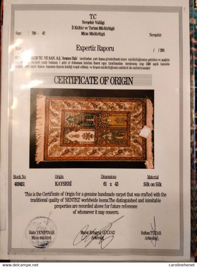 Petit Tapis D'origine Turque - Alfombras & Tapiceria