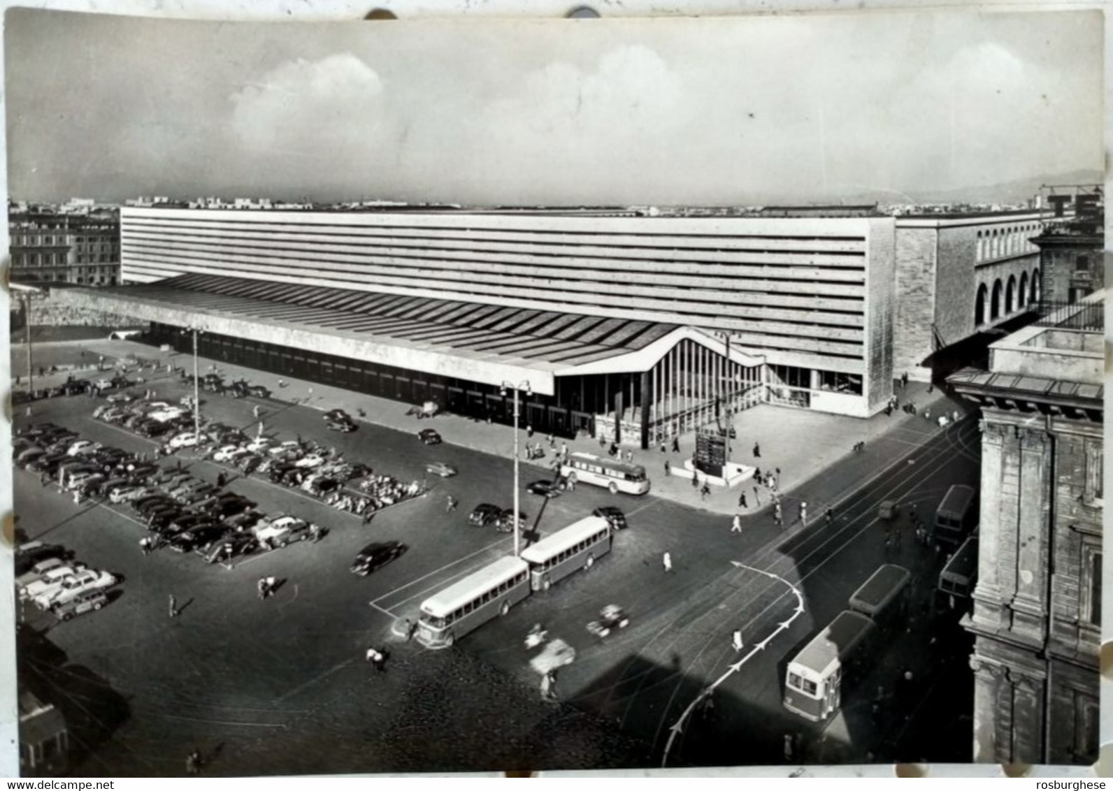 Cartolina Roma, Stazione Termini (1) FG VG - Stazione Termini