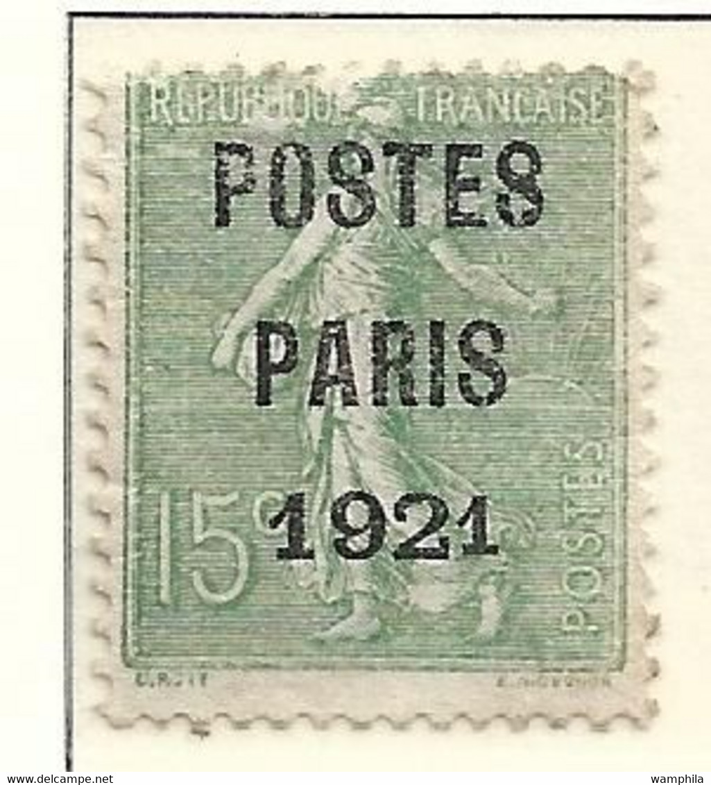 France Préoblitéré 1920/1922, Entre Les N° 24 à 38 Oblitérés Cote 3180€. - 1893-1947