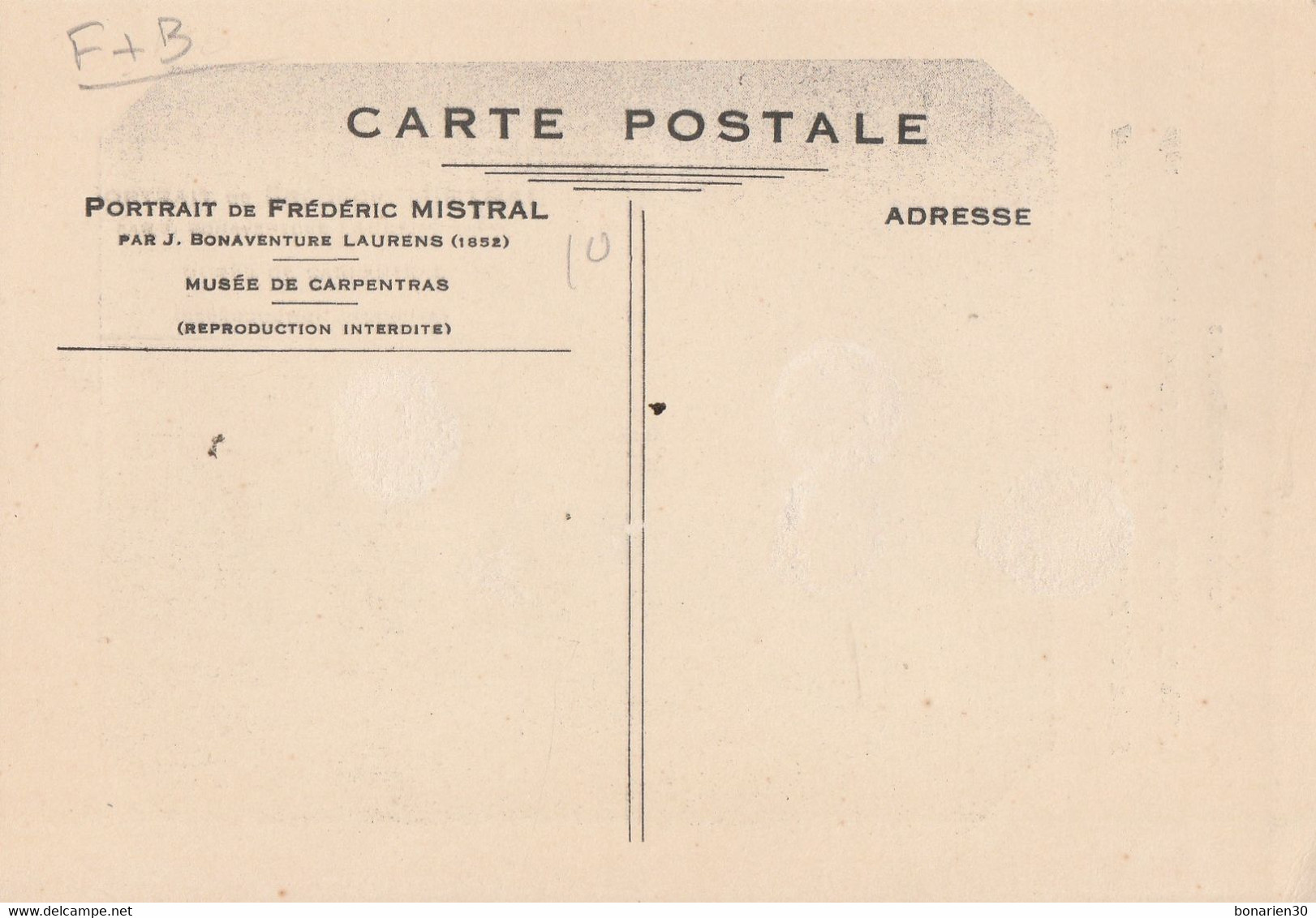 CPA 84  CARPENTRAS CENTENAIRE FREDERIC MISTRAL FETES CARPENTRASSIENNES 1930 - Carpentras