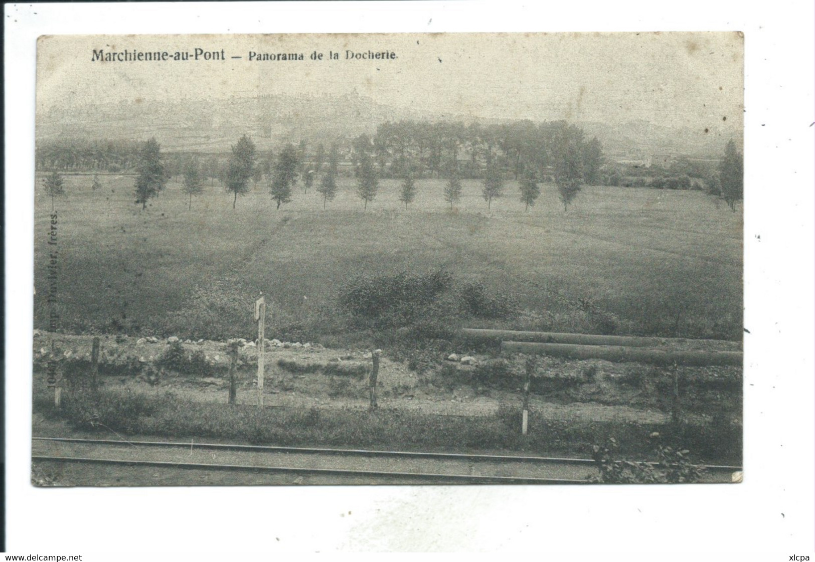 Marchienne Au Pont Panorama De La Docherie ( Voies Du Tram ) - Charleroi