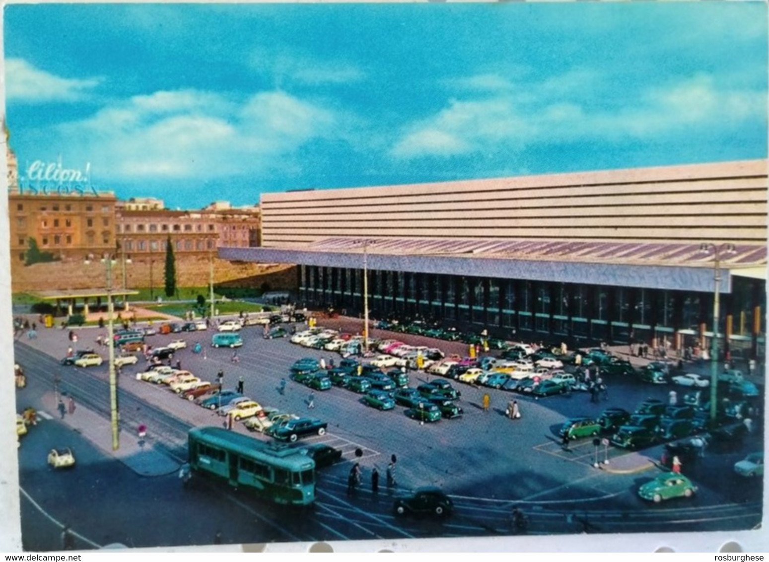 Cartolina Roma, Stazione Termini (13) FG VG - Stazione Termini