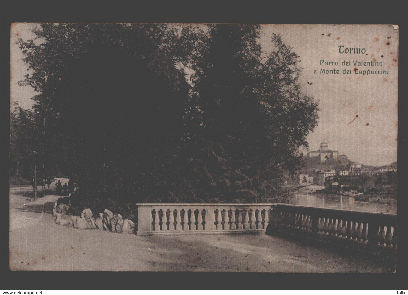Torino - Parco Del Valentino E Monte Dei Cappuccini - 1911 - Fiume Po