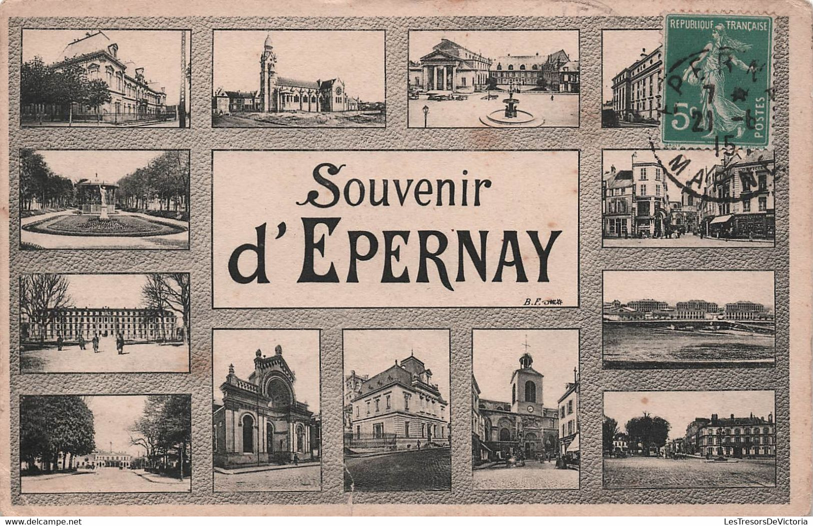 CPA Souvenir D'epernay - Carte Multivues - - Greetings From...