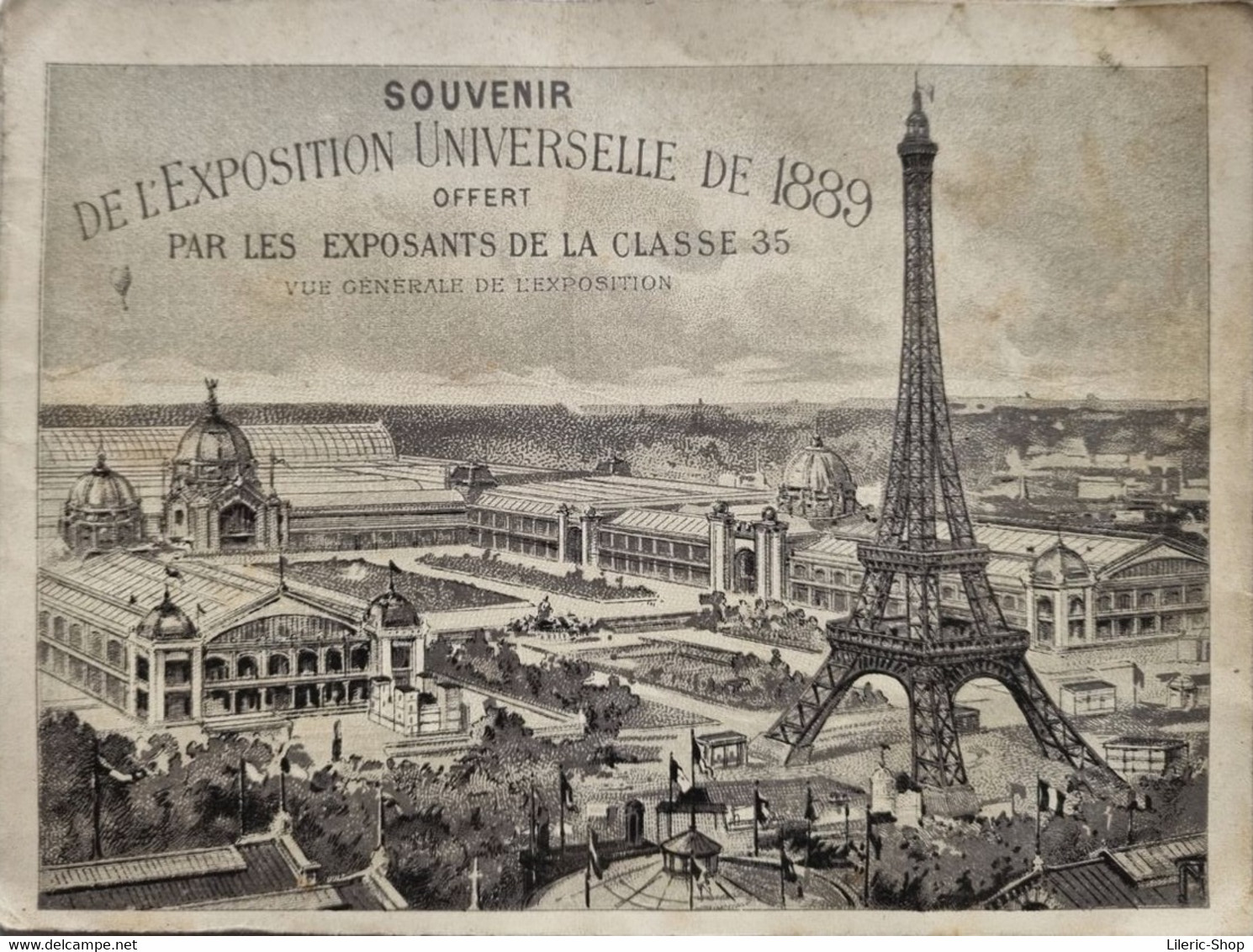 PARIS - Souvenir De L'Exposition Universelle De 1889 - Offert Par Les Exposants De La Classe 35 - Fascicule En Accordéon - Programmi