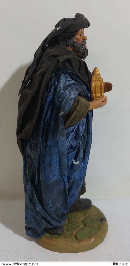 01559 Pastorello Presepe Napoletano - Statuina In Terracotta - Re Magio - 26 Cm - Weihnachtskrippen