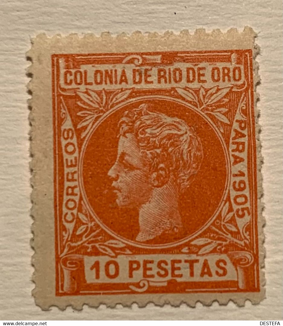 1905. RIO DE ORO. Alfonso XIII. Edifil Nº 16. * Nuevo Con Fijasellos - Rio De Oro