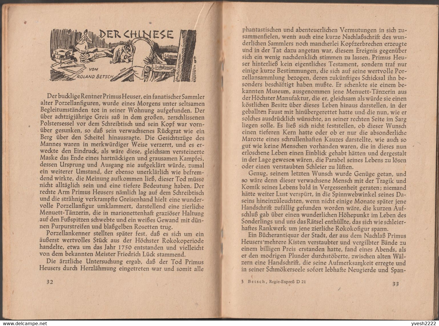 Allemagne 1944. Livre De Franchise Militaire. Accident De Train, Le Chinois, Poupées En Céramique, Singe Dans La Jungle - Chimpanzees