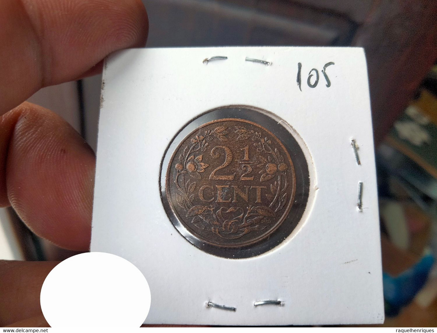 NETHERLANDS 2-1/2 CENT 1919 KM# 150 (G#12) - 2.5 Cent