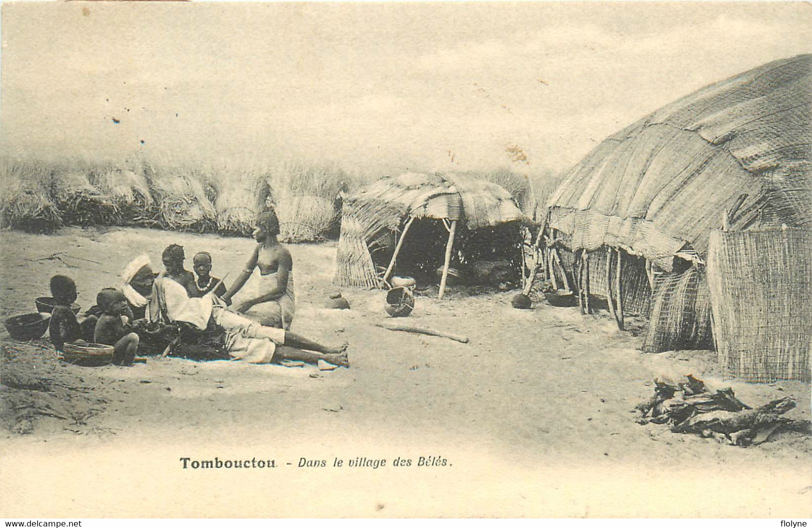 Tombouctou - Dans Le Village Des Bélés - Nu Nude Seins Nus - Ethno Ethnique - Mali Malien - Mali