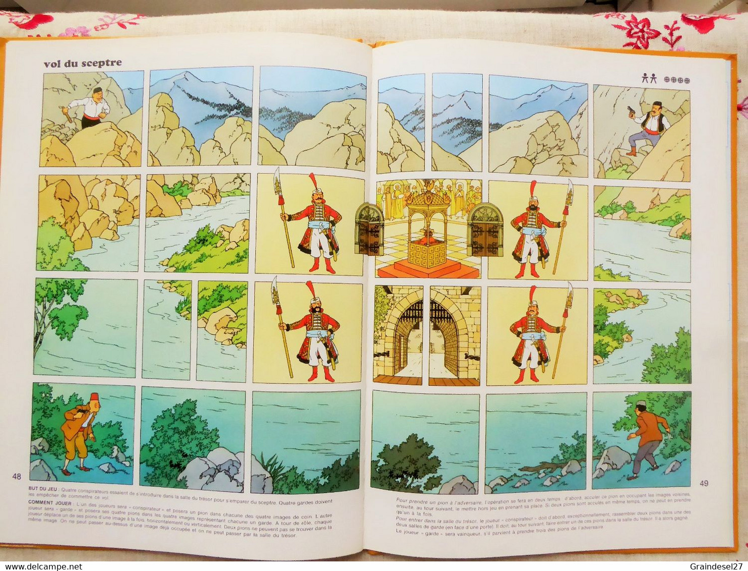 Album de jeu "Jouons avec Tintin" Hergé 1991. Etat neuf