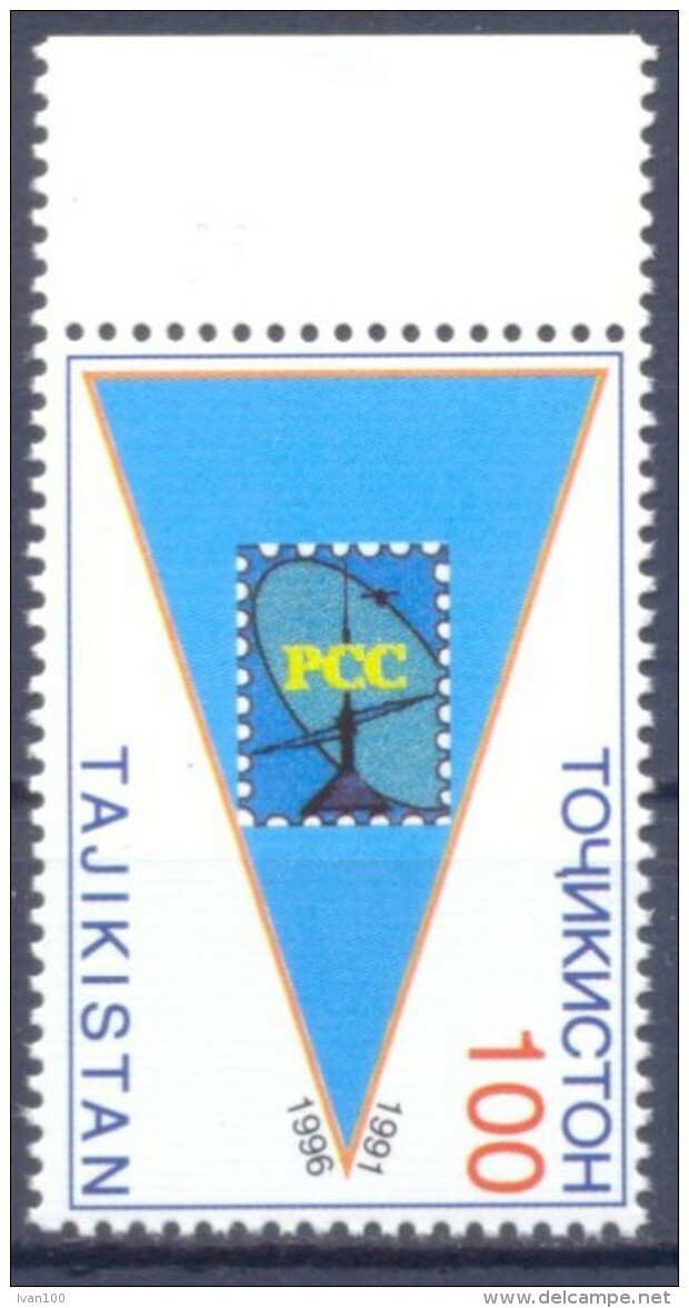 1996. Tajikistan, 5y Of RCC, 1v, Mint/** - Tadzjikistan