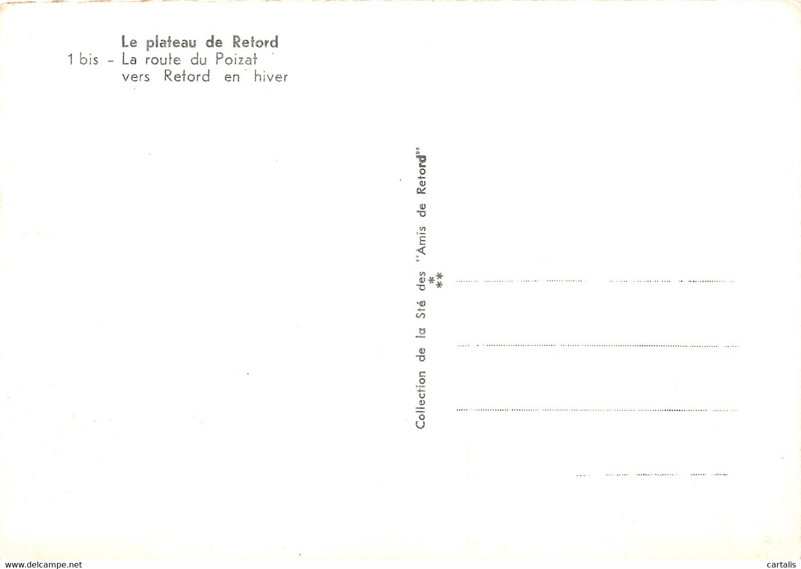 01-PLATEAU DE RETORD-N°3851-D/0335 - Non Classés