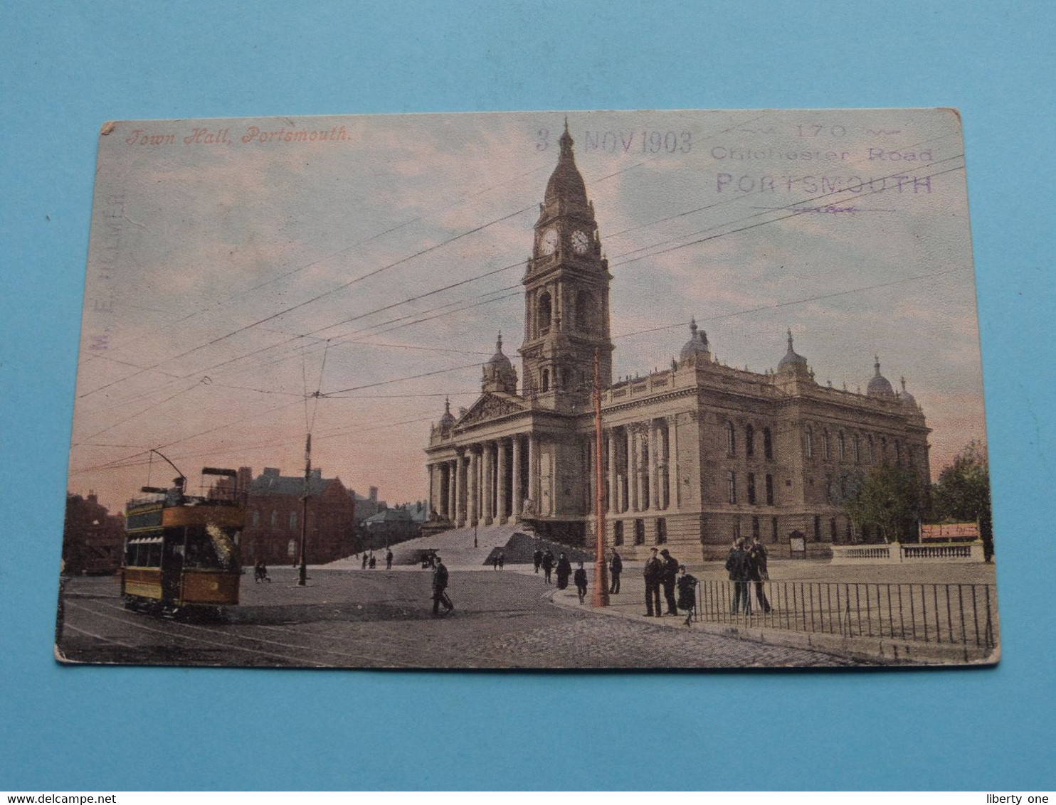 Town Hall >PORTSMOUTH ( Edit. Valentine ) Anno 1903 ( See/voir Scans ) ! - Portsmouth