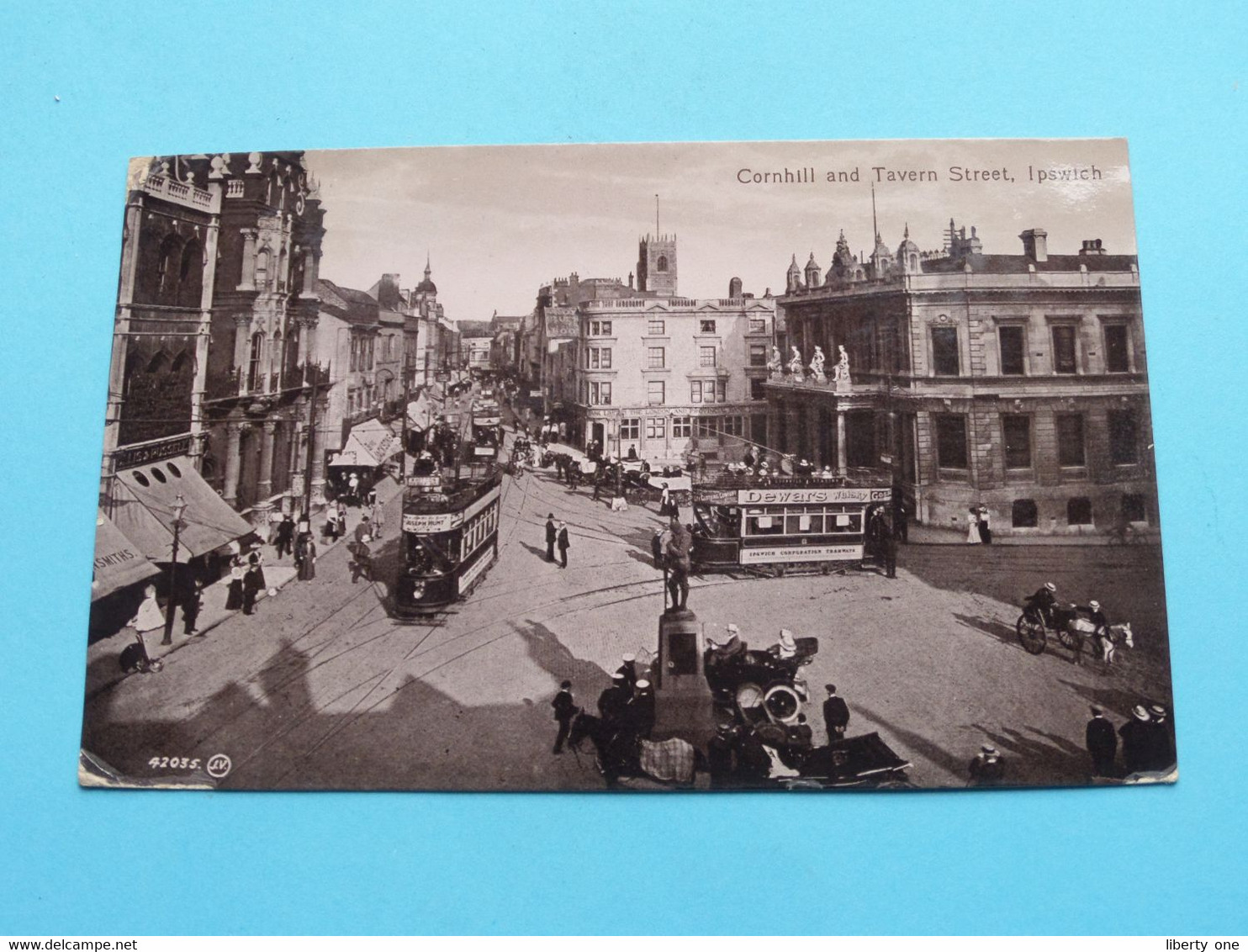 CORNHILL And TAVERN Street > IPSWICH ( Edit. 42035 Valentine ) Anno 1913 ( See/voir Scans ) ! - Ipswich