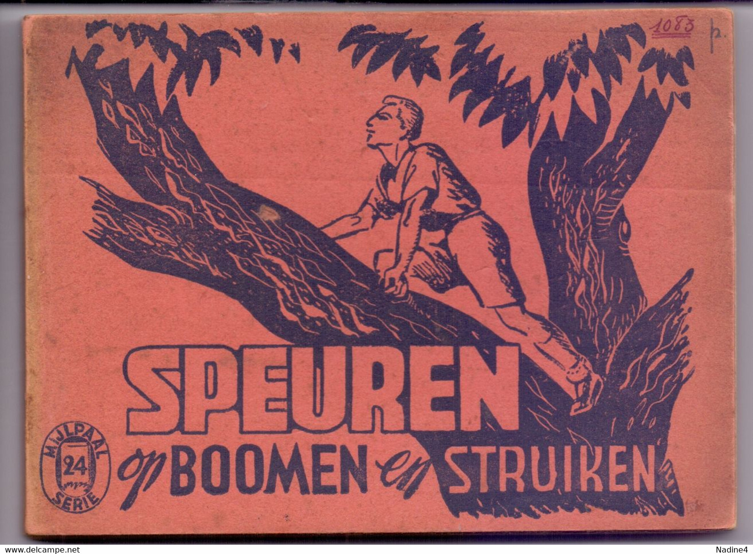 Scoutisme Scouts Padvinderij - Speuren Op Bomen En Struiken - G.M. Wiedaer - Uitg.De Pijl ;druk Van Loon Brasschaat 1944 - Juniors