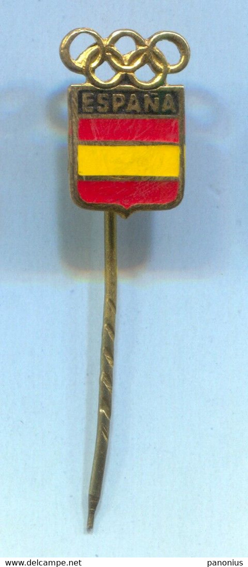 Olympiade Olympic Committee ESPANA SPAIN, Vintage Pin Badge Abzeichen, Enamel - Jeux Olympiques