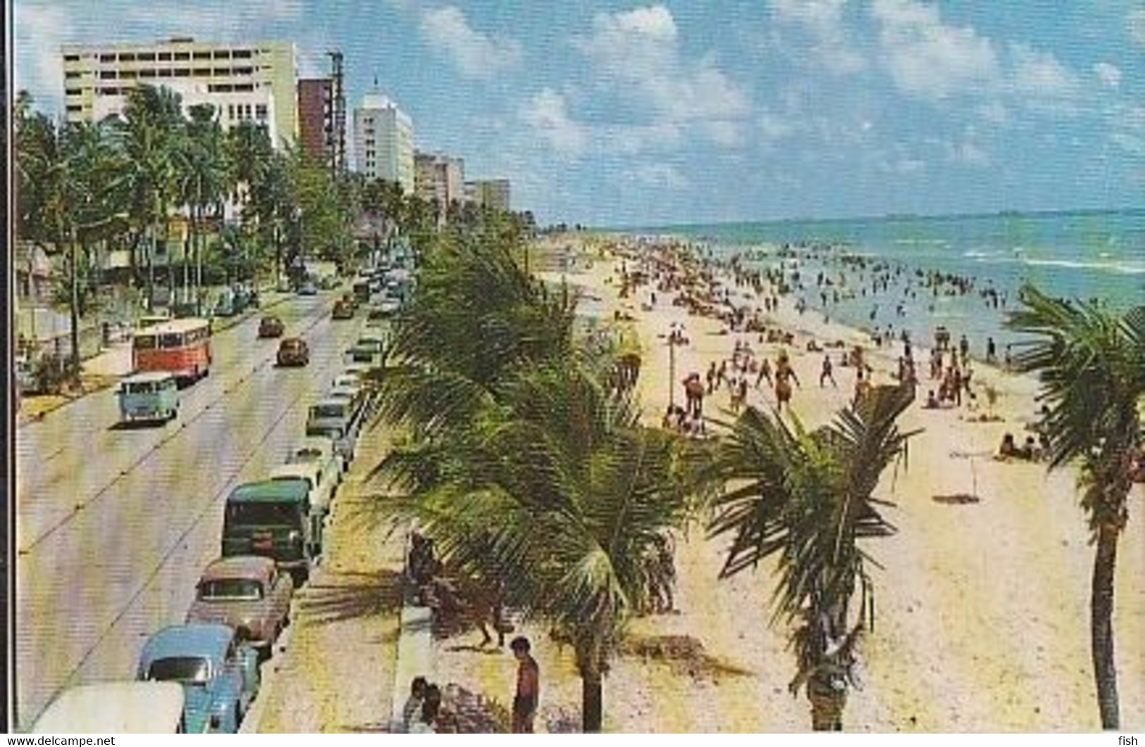 Brazil ** & Postal, Recife, Partial View Of The Beautiful Boa Viagem Beach (1403) - Souvenir De...