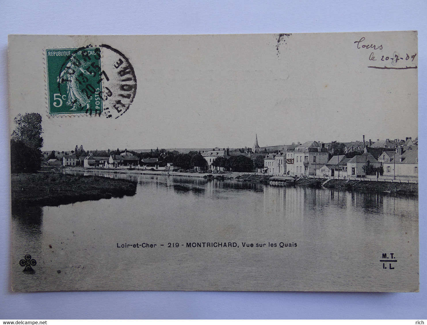 CPA (41) Loir Et Cher - MONTRICHARD, Vue Sur Les Quais - Montrichard