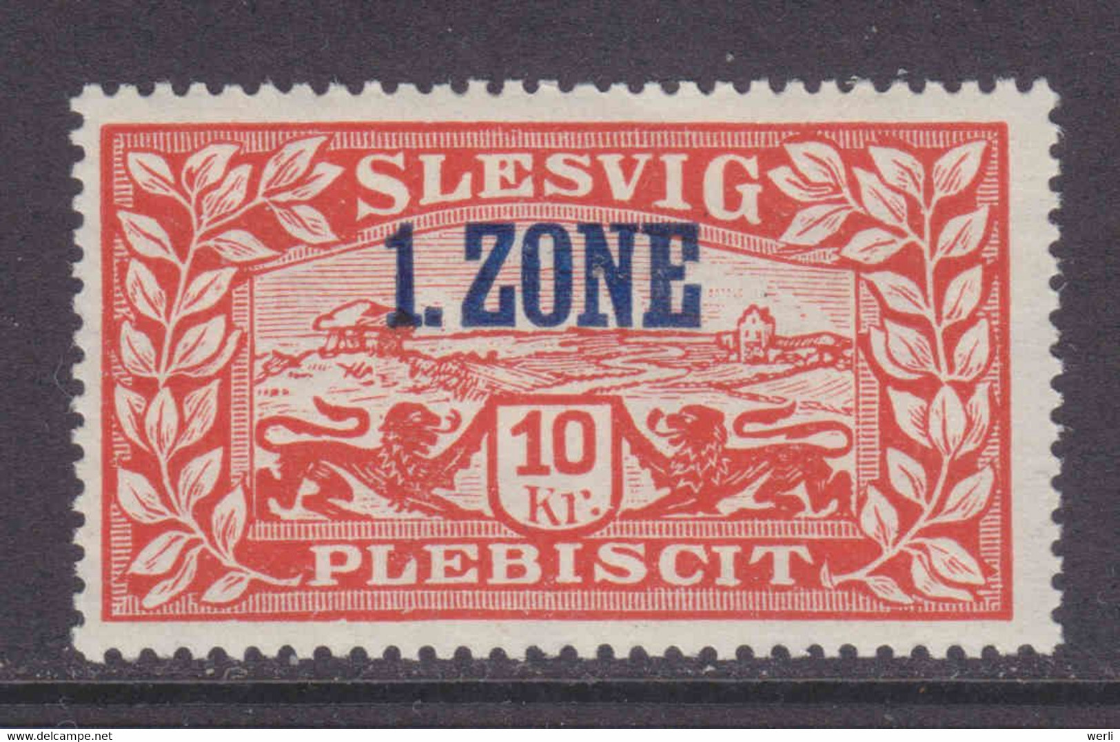 Schleswig MiNr. 28b ** Gepr. - Schleswig