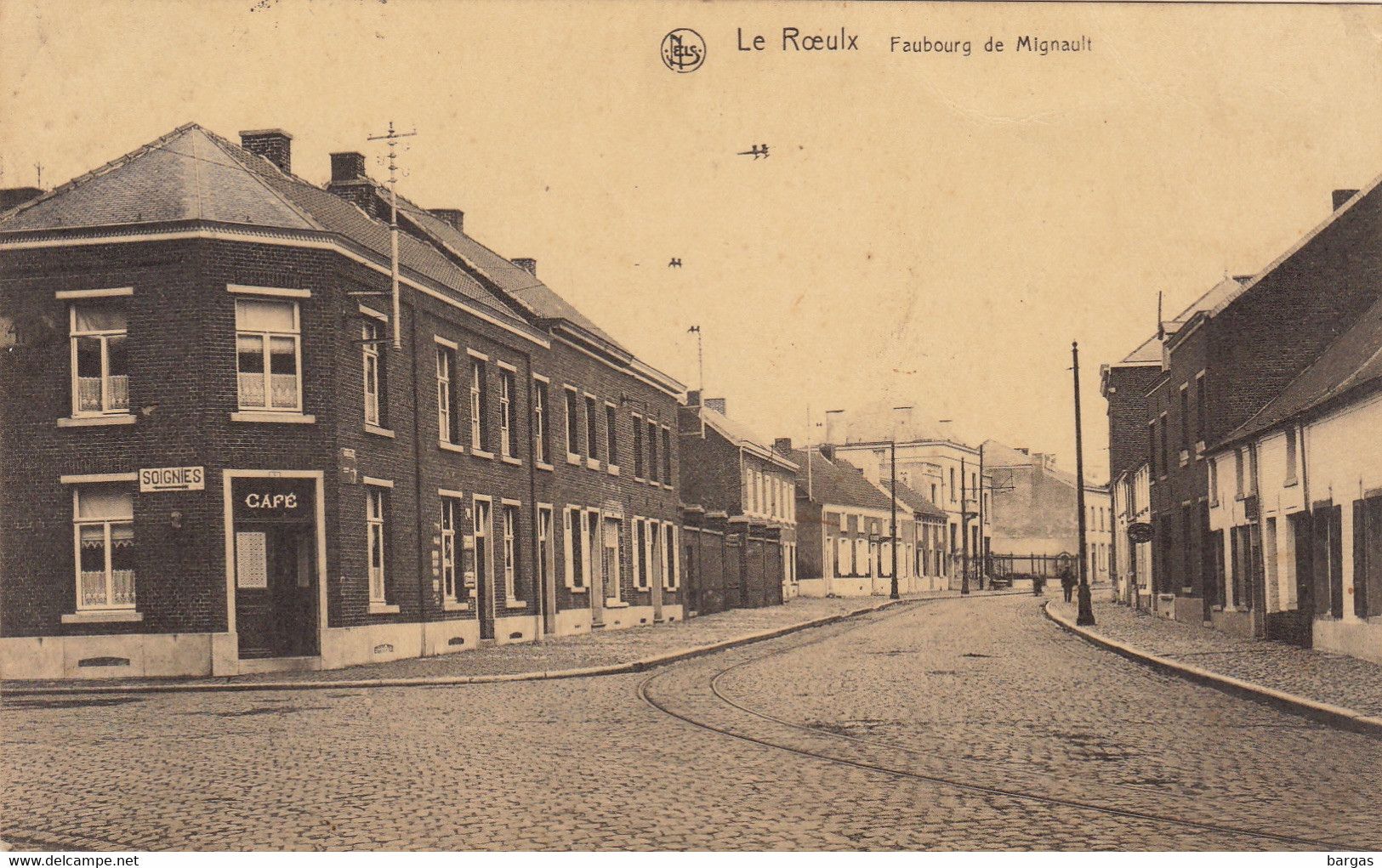 Carte Postale Le Roeulx Faubourg De Mignault - Le Roeulx