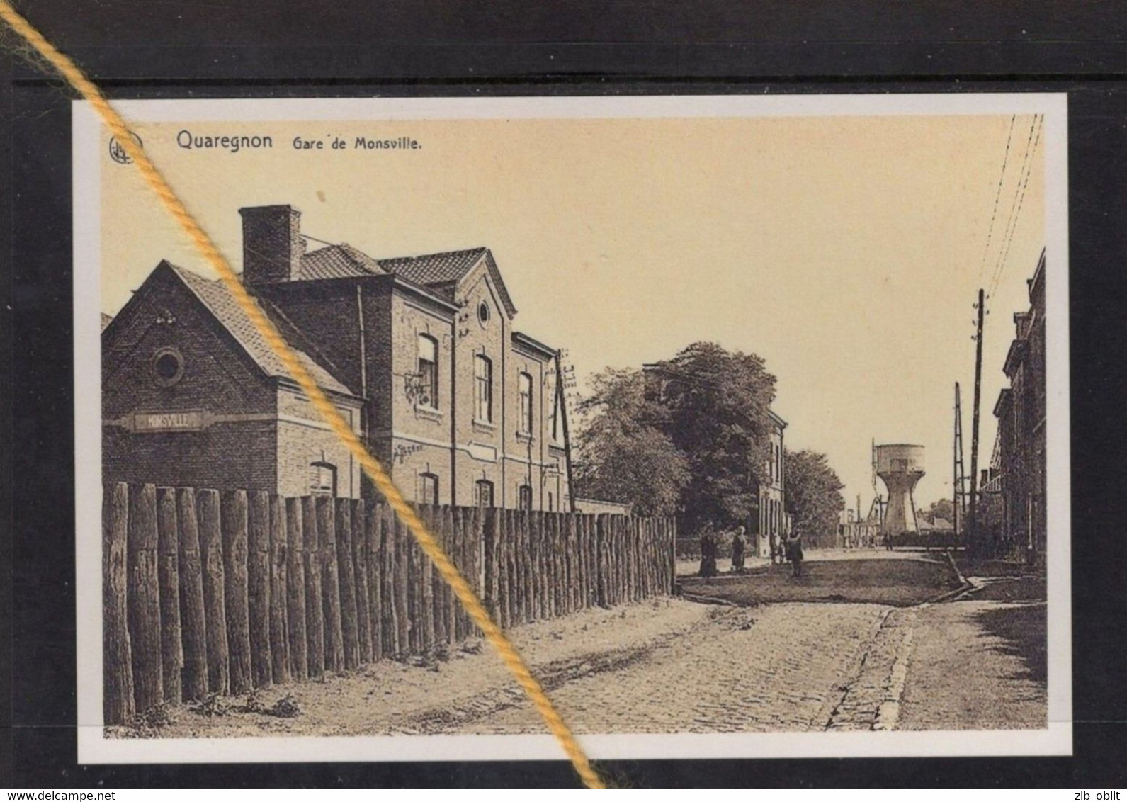 PHOTO QUAREGNON MONSVILLE GARE  HAINAUT REPRO - Quaregnon