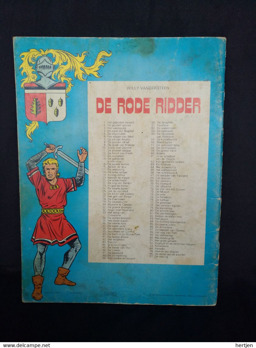 De Duistere Bondgenoot - De Rode Ridder 84 - Herdruk - 1981 - Rode Ridder, De