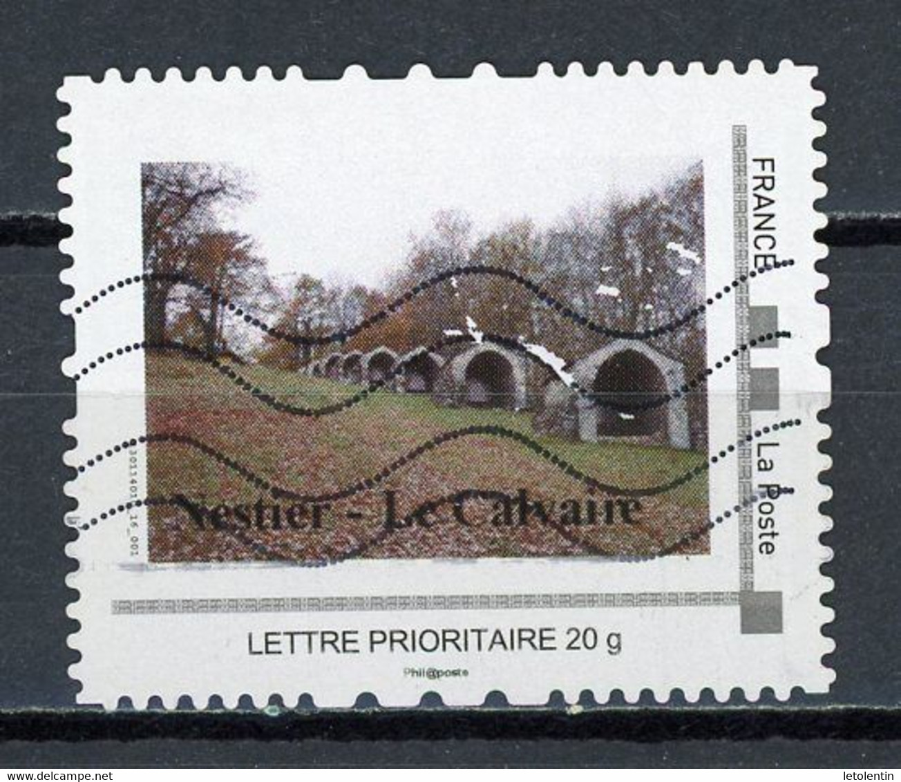 FRANCE - PERSONNALISÉS -  NESTIER LE CALVAIRE -  N° Yvert  7 (MTAM) OBLI;  LETTRE PRIORITAIRE 20g - Used Stamps