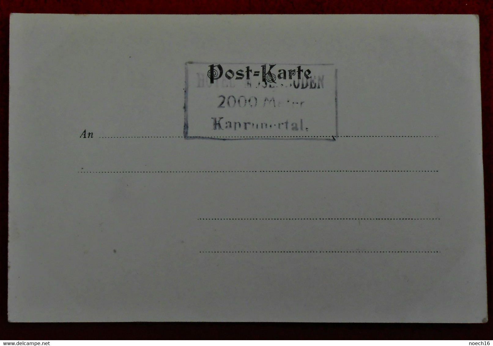 CPA 1921 Autriche Gruss Vom Kesselfall Alpenhaus / Stempel Hotel Moserboden - Bludenz