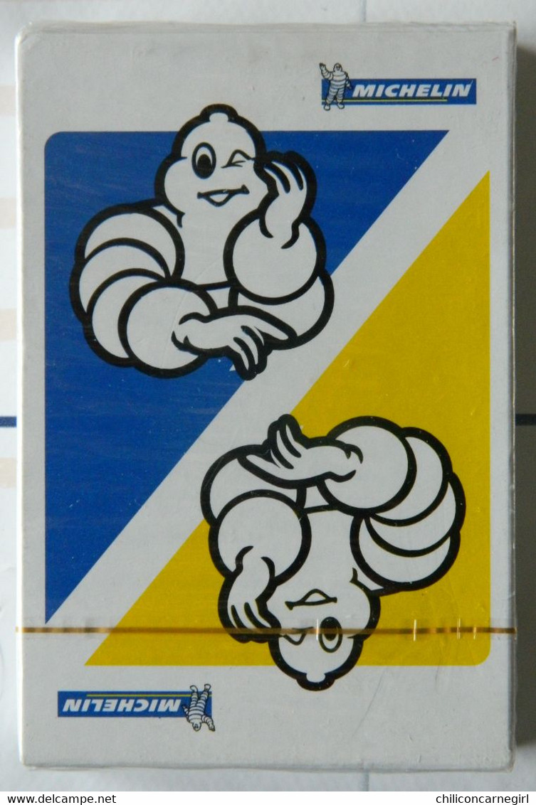 * Jeu De Cartes à Jouer - MICHELIN - Bibendum - Bonhomme - NEUF Sous Scellé - Jaune Et Bleu - 54 Cards