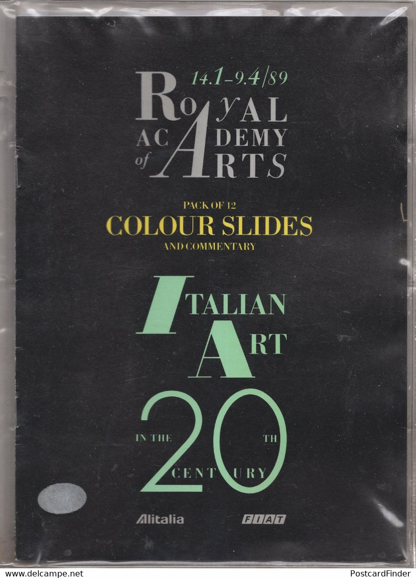 Royal Academy Of Art Italian Painting 12 Old Rare Colour Slides - 35mm -16mm - 9,5+8+S8mm Film Rolls