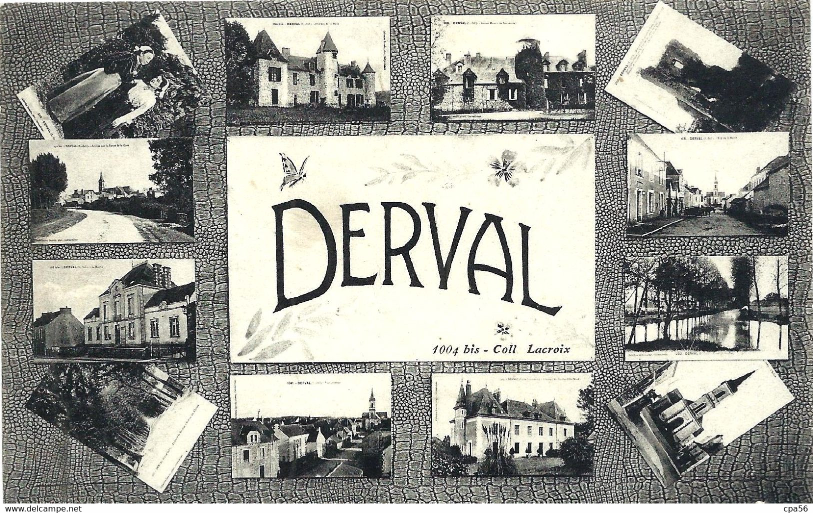 DERVAL - Carte Ancienne Multivues - Lacroix Coll. - Derval