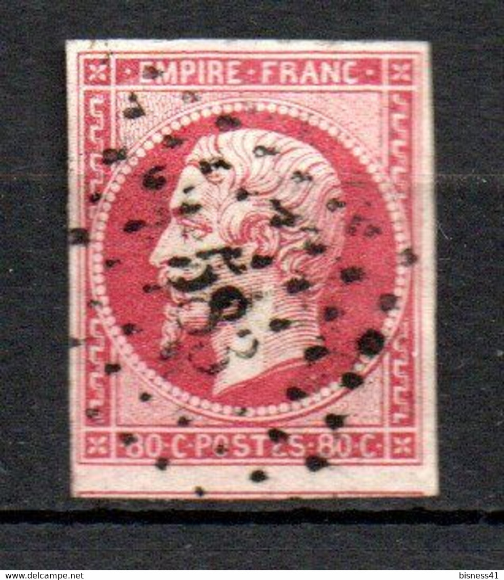Col30 France N° 17B Oblitéré Used Cote 60,00€ - 1853-1860 Napoléon III