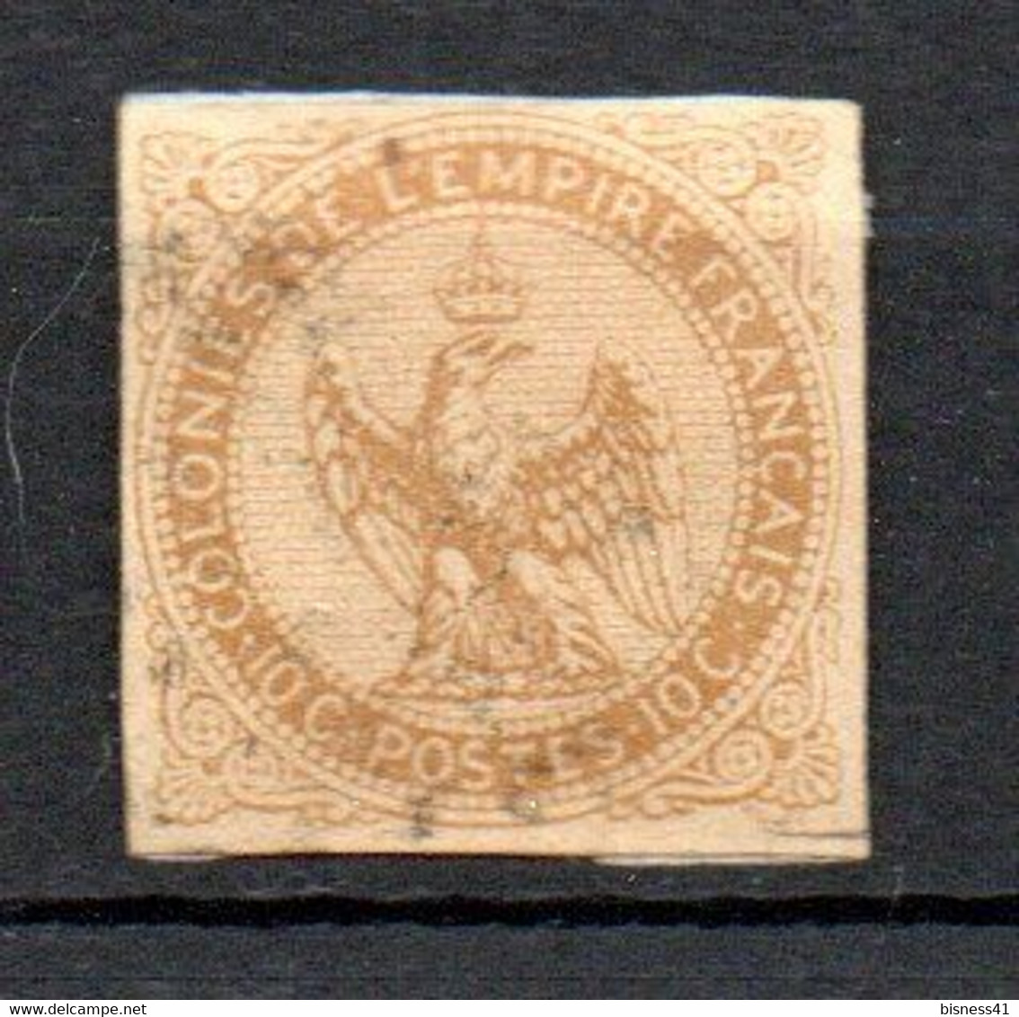 Col30 Colonie Aigne Impérial N° 3 Oblitéré Used Cote 12,00€ - Águila Imperial