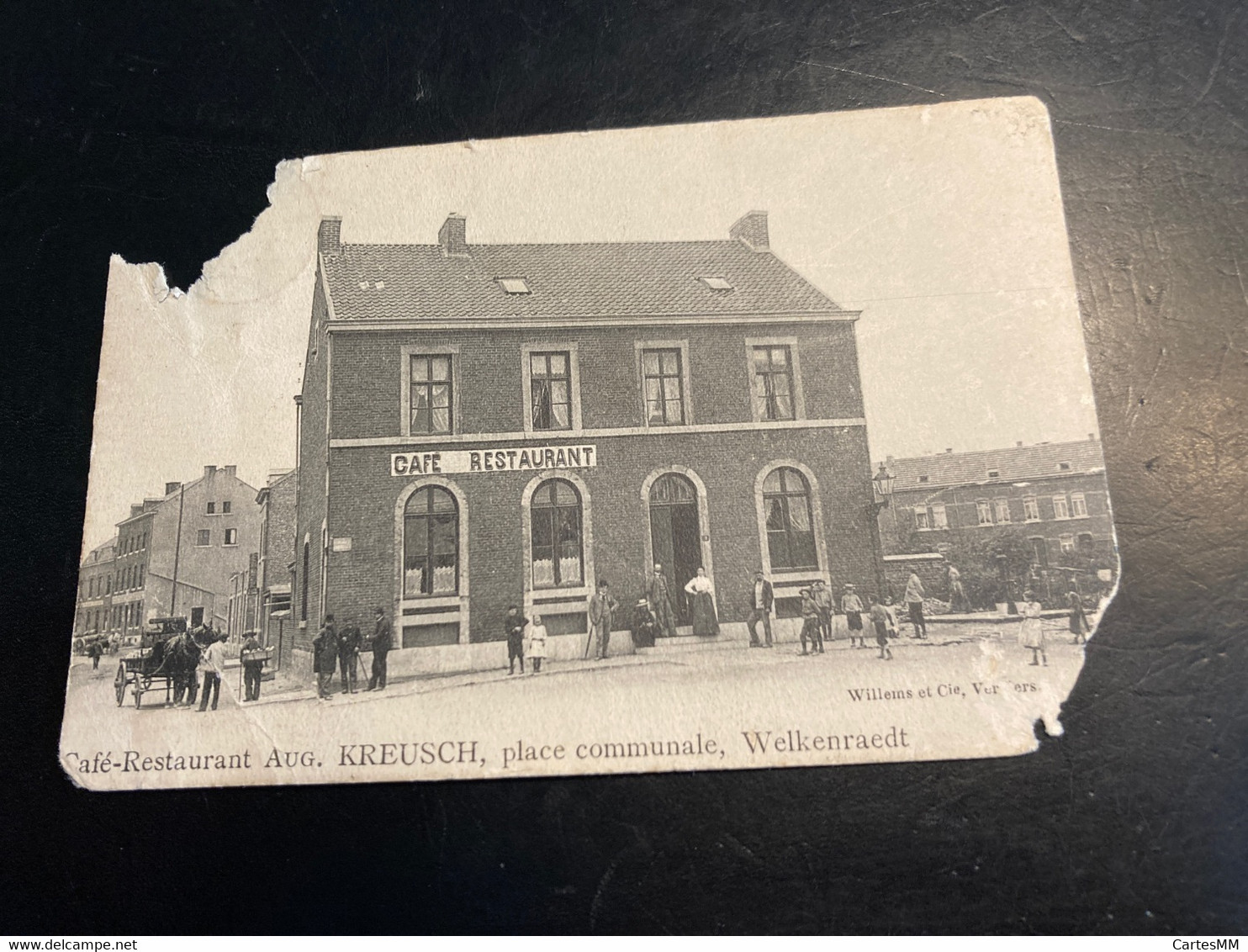 Welkenraedt Herbesthal Lontzen Eupen Café Restaurant Kreusch Vers 1905 - Welkenraedt