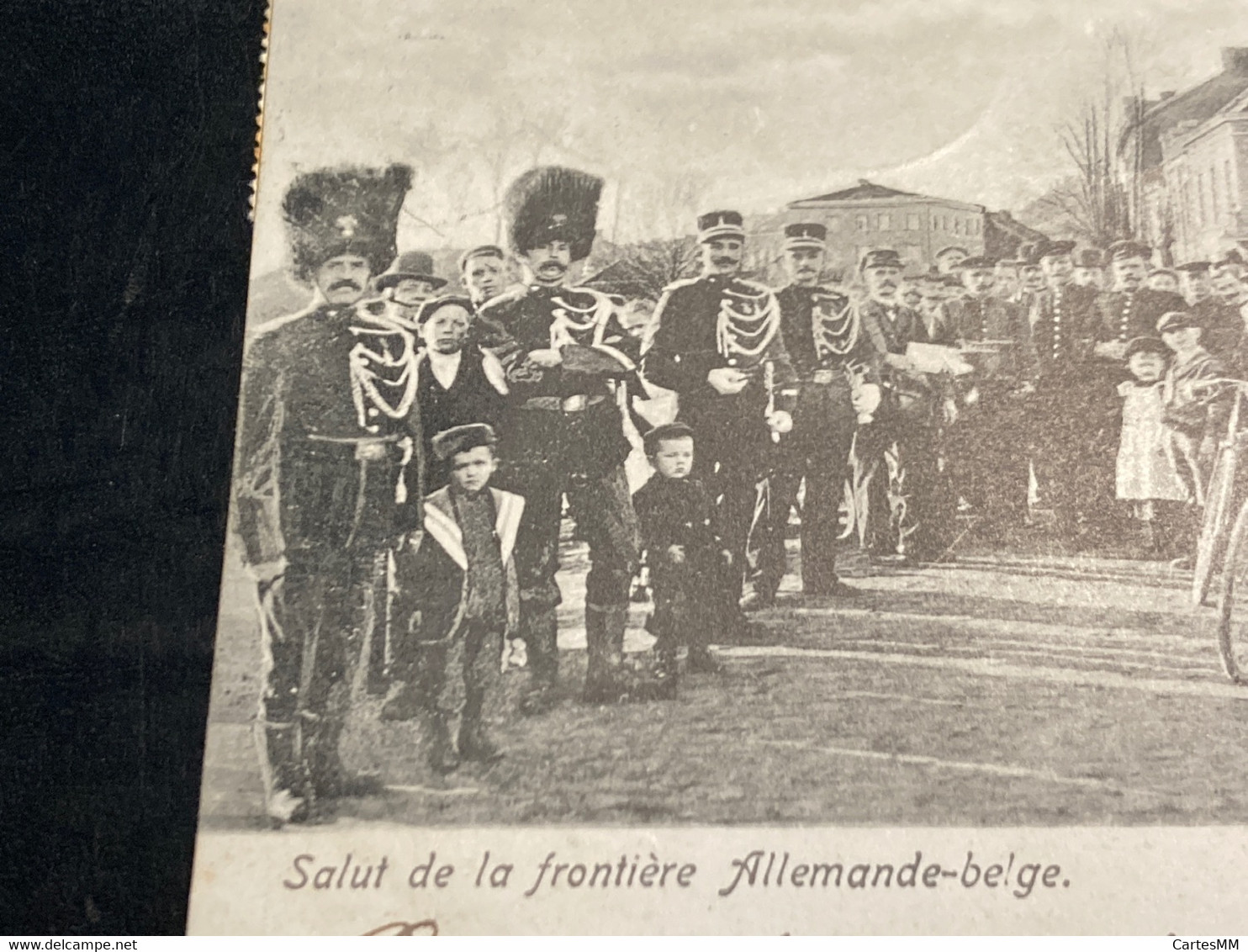 Herbesthal Welkenraedt RARE HISTORIQUE Grenze Frontière Avant Vor 1914 Gendarmen Militär Lontzen Eupen Aachen - Welkenraedt