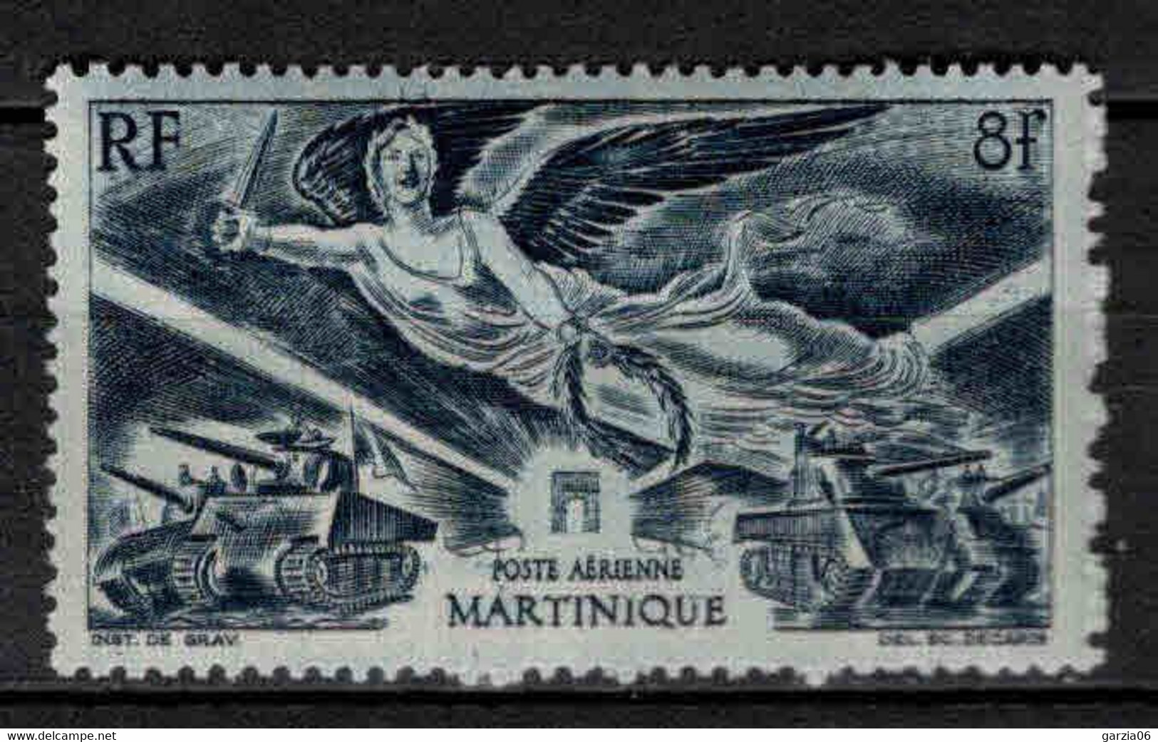 Martinique - 1946 - Anniversaire De La Victoire   - PA 6   - Neufs ** - MNH - Luftpost
