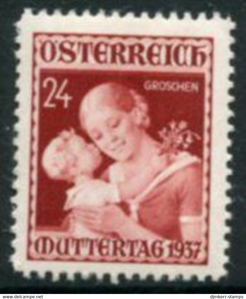 AUSTRIA 1937 Mothers' Day MNH / **.  Michel 641 - Nuovi