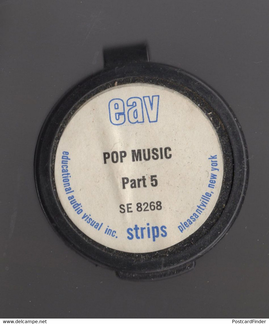 Pop Music Groups Vintage 1960s Film Strip Cylinder Boxed - Bobinas De Cine: 35mm - 16mm - 9,5+8+S8mm