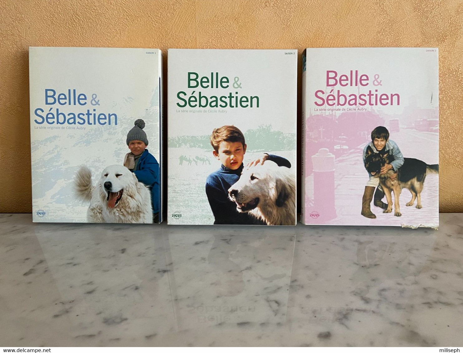 DVD - Belle Et Sébastien - La Série Originale De Cécile Aubry - Saisons 1 - 2 - 3      (4883) - Kinder & Familie