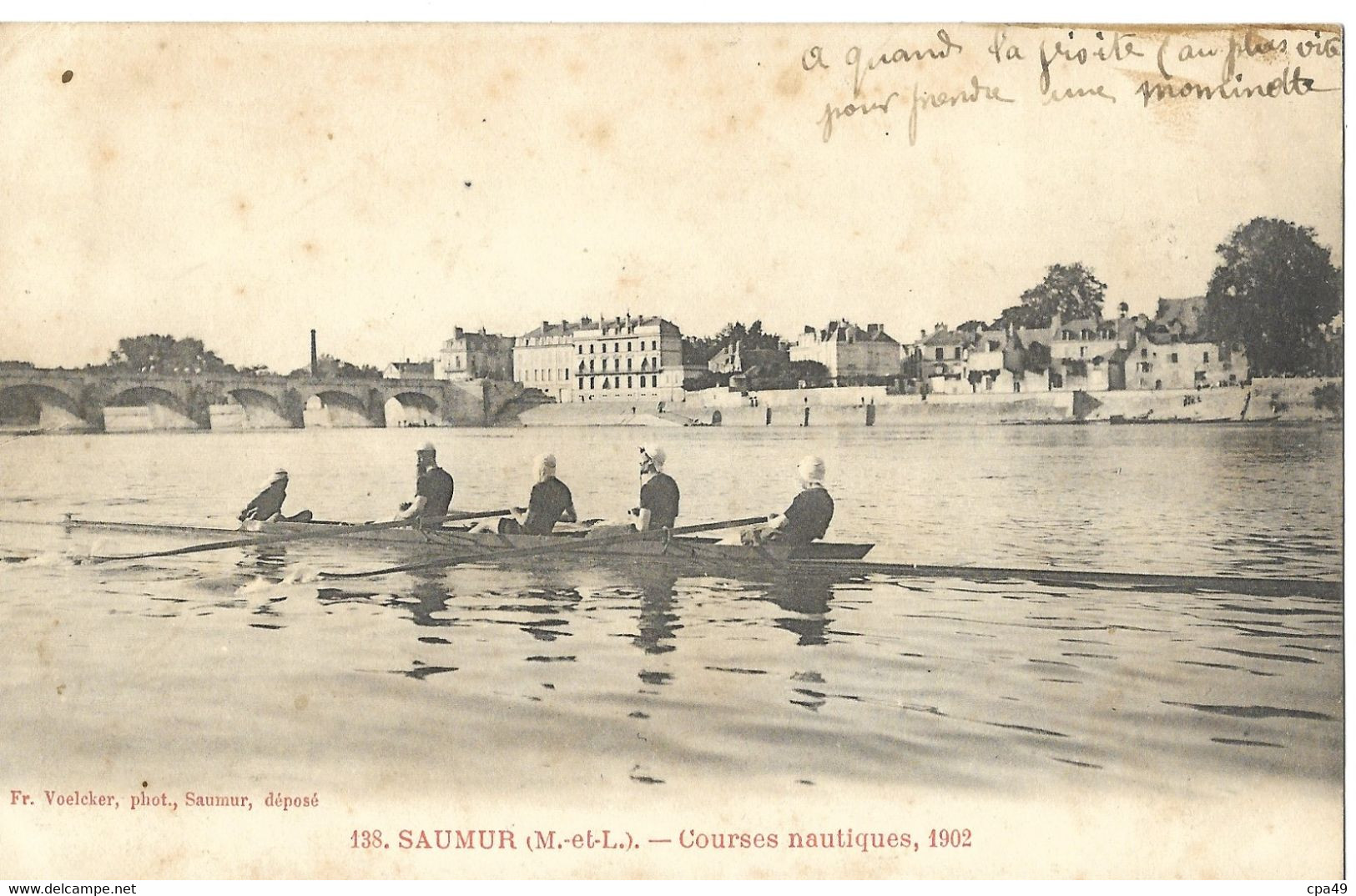 49  SAUMUR  COURSES  NAUTIQUES  1902 - Saumur