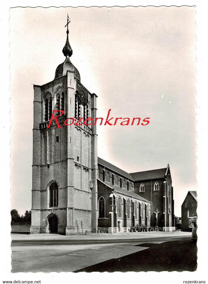 Herenthout De Kerk Groot Formaat ZELDZAAM Kleefschade - Herenthout