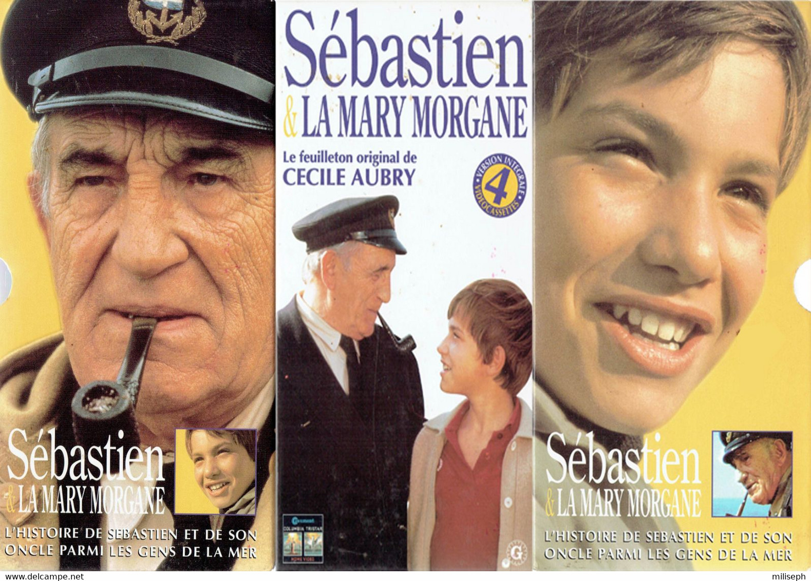 Cassette VHS - Sébastien Et La Mary Morgane - Le Feuilleton Original De Cécile Aubry - Version Intégrale   (4885) - Children & Family