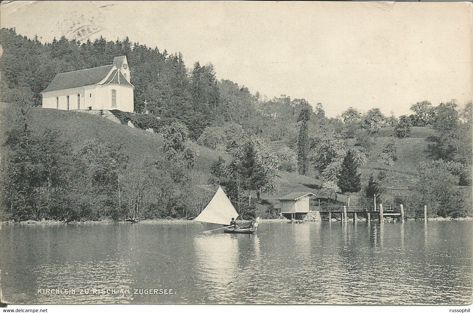 SWITZERLAND - KIRCHLEIN ZU RISCH AM ZUGERSEE - ED. TRAACHSLER - 1921 - Risch-Rotkreuz