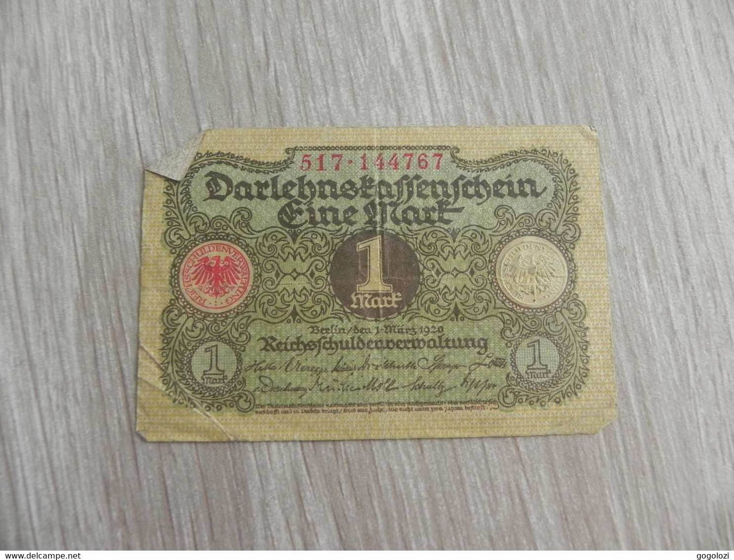 Deutschland Germany 1 Mark 1920 - 1 Mark