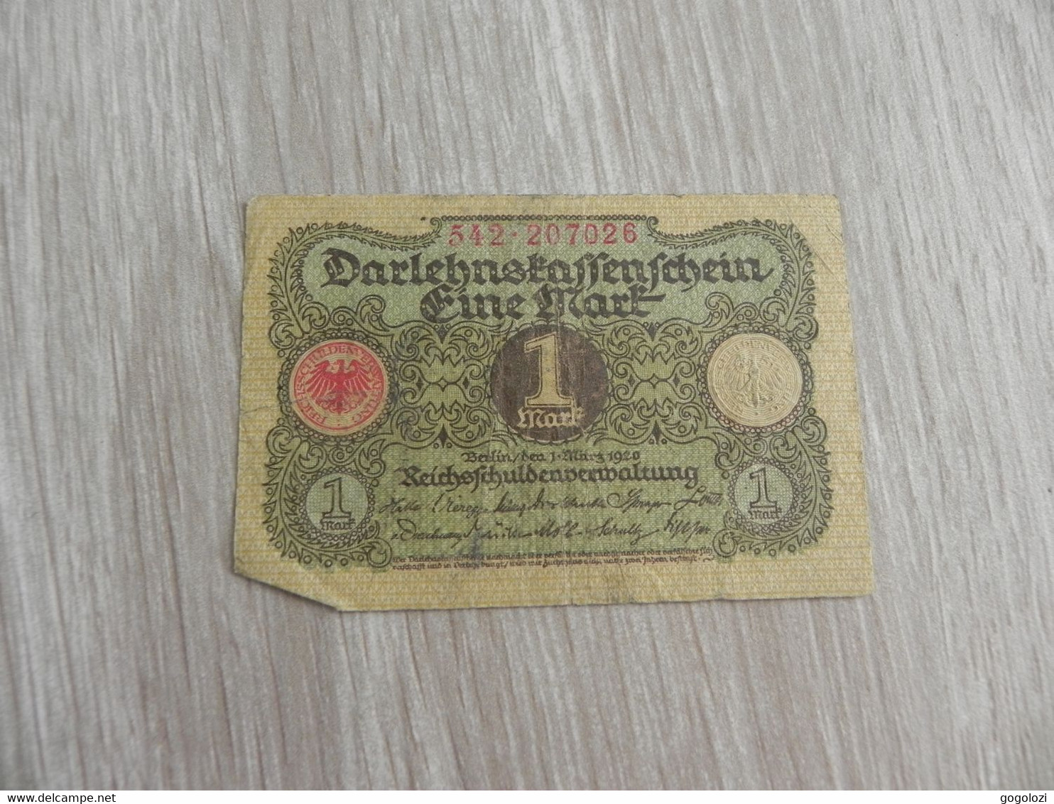 Deutschland Germany 1 Mark 1920 - 1 Mark