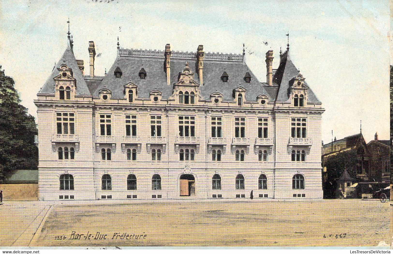 CPA France - Bar Le Duc - Prefecture - Animé - Charrette - Architecture Néo Classique - Colorisée - Oblitérée 1907 - Bar Le Duc