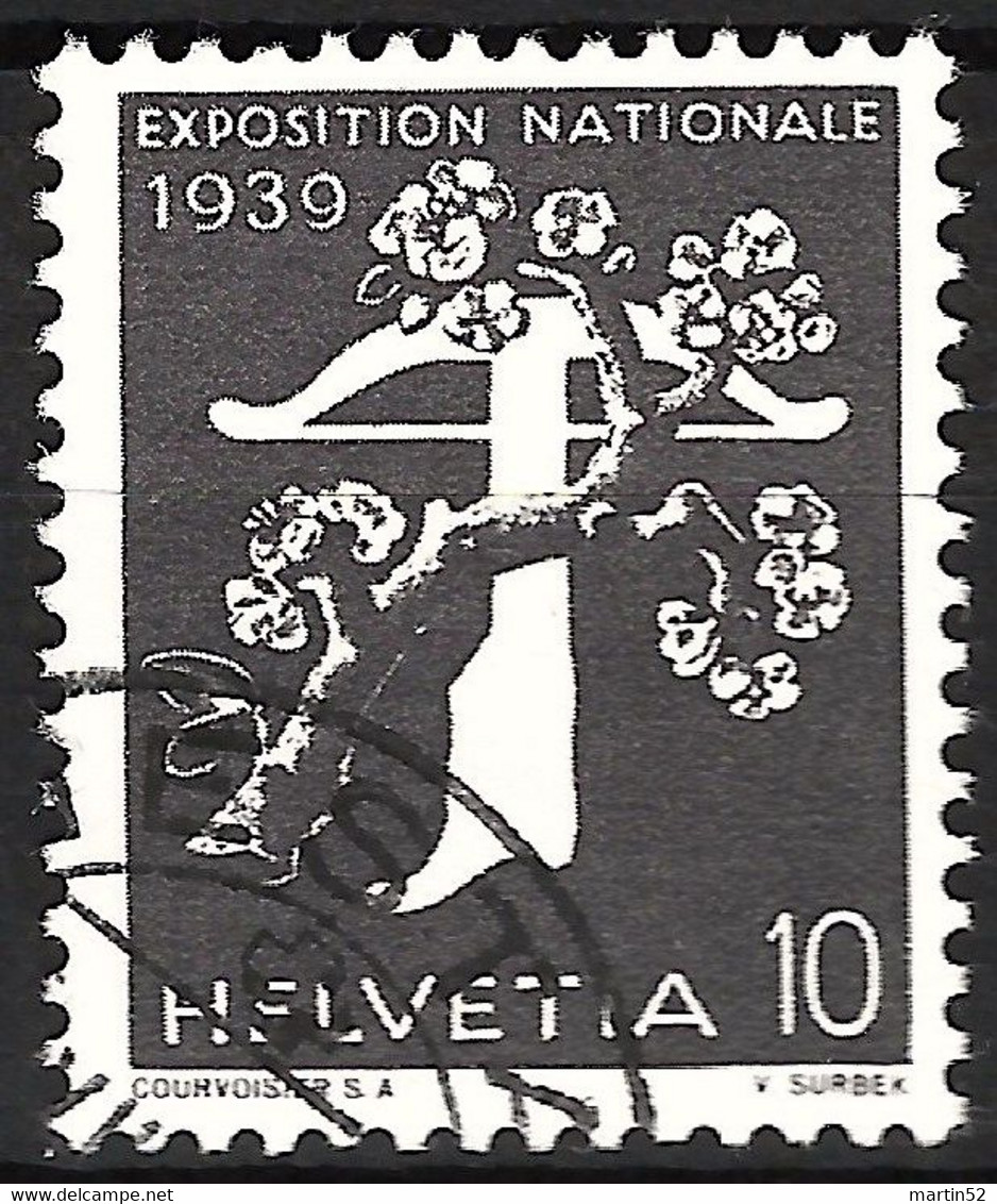 Schweiz Suisse 1939: "EXPOSITION" MIT NUMMER  M4715 Zu 233yR.01 Mi 349yR Mit Eck-o LIESTAL (Zu CHF 45.00) - Franqueo