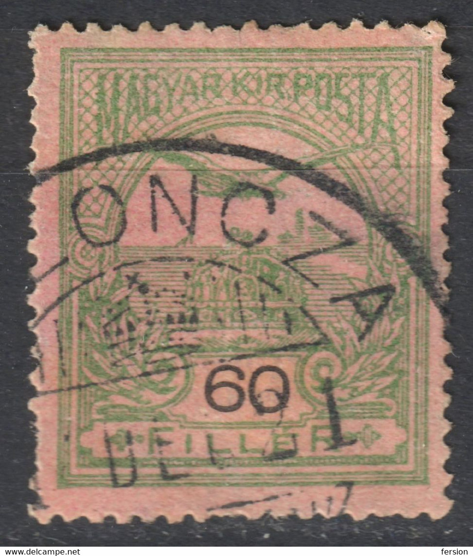 SZAPLONCZA Săpânța Postmark / TURUL Crown 1910's Hungary Romania Transylvania Máramaros Maramureș County KuK - 60 Fill - Transsylvanië